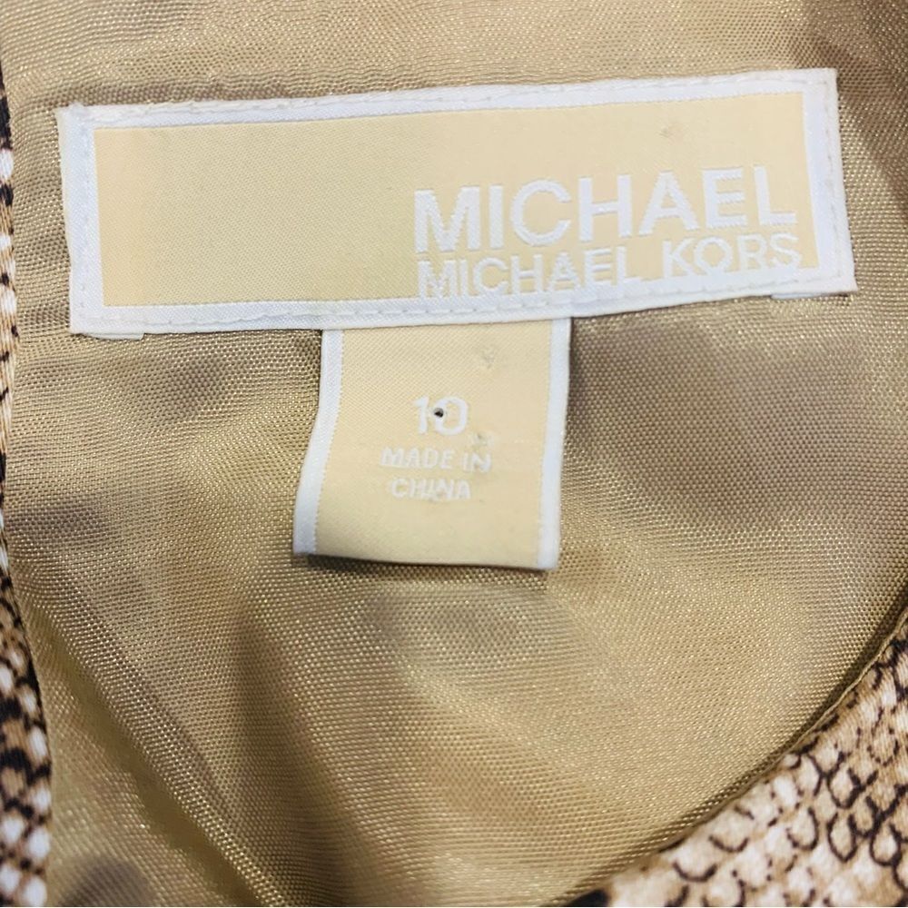 Michael Michael Kors Snakeskin Open Back Dress Si… - image 8